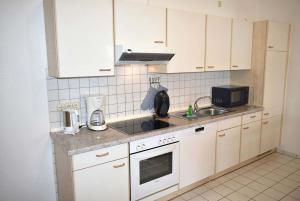 Η κουζίνα ή μικρή κουζίνα στο Haus Heß Ferienwohnung Nr 07