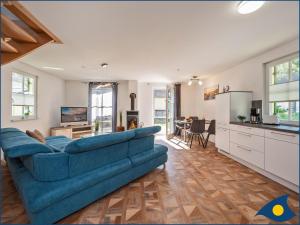 Kuchyň nebo kuchyňský kout v ubytování Fischerdorf Zirchow Küstenseeschwalbe