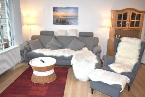 Χώρος καθιστικού στο Residenz Niendorf Ferienwohnung Nr 05 Meerglück