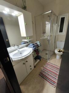Ένα μπάνιο στο Apartament Karolina
