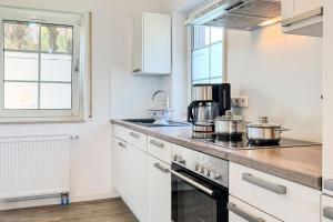 Η κουζίνα ή μικρή κουζίνα στο Strandwild