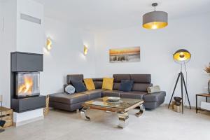 Χώρος καθιστικού στο Haus Strandsegler unter Reet OFC 30 +19 φωτογραφίες