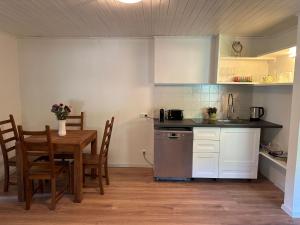 Kuchyňa alebo kuchynka v ubytovaní Ferienwohnung Seestern-Mondsee