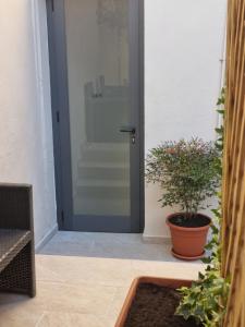 a door with a potted plant in front of it at Cà Fiamma 1 in Casale Monferrato +44 photos