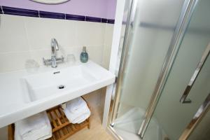 Koupelna v ubytování la Perla Casa Rural sostenible