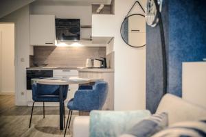 Una cocina o cocineta en Lee