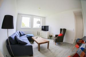 Ruang duduk di Gutshaus Wohnung 5
