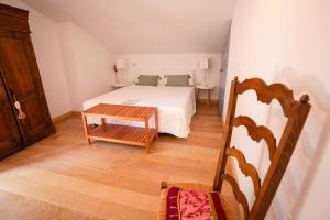 Postel nebo postele na pokoji v ubytování la Perla Casa Rural sostenible