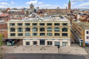 Nespecifikovaný výhled na destinaci Norwich nebo výhled na město při pohledu z prázdninového domu