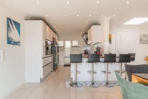 Kuchyň nebo kuchyňský kout v ubytování Ferienhaus "SAPHIR"