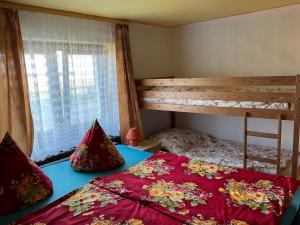 Postel nebo postele na pokoji v ubytování Rügen-Fewo 07