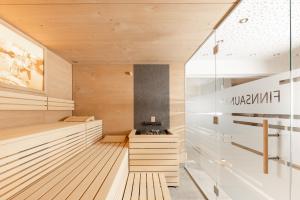 Koupelna v ubytování Hotel Alphof Stubaital