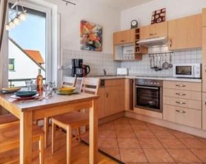 Η κουζίνα ή μικρή κουζίνα στο Waldstr 34 Wo 05