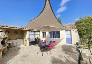Sân trong/khu vực ngoài trời tại La maison de Raffi
