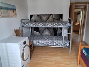 Postel nebo postele na pokoji v ubytování Ferienwohnung Andy