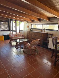 Posezení v ubytování Casa l’orizzonte azzurro