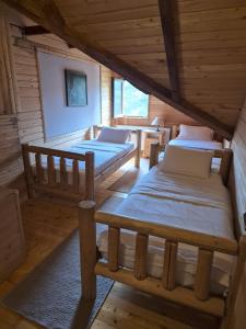 Postel nebo postele na pokoji v ubytování Art Apartments Minic