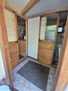 Kuchyň nebo kuchyňský kout v ubytování Art Apartments Minic