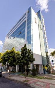 O edifício em que o hotel se localiza