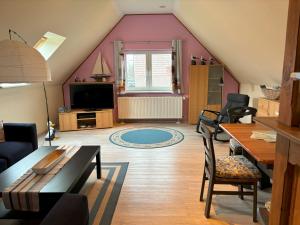 Χώρος καθιστικού στο Ferienwohnung Winkler