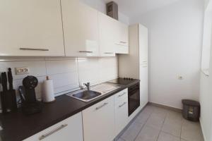 Kuchyň nebo kuchyňský kout v ubytování House Villa Petar 1