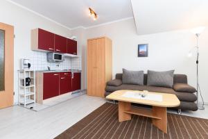O bucătărie sau chicinetă la Ferienwohnung Inselblick