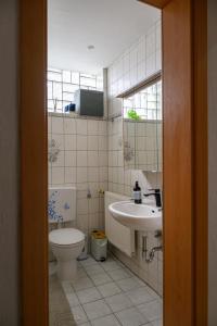 Et badeværelse på Rehoboth Apart