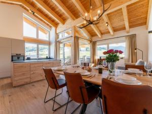 Kuchyň nebo kuchyňský kout v ubytování Grebenzen Lodge 51B