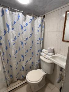 Ένα μπάνιο στο Hotel Bogotá Suites Teusaquillo