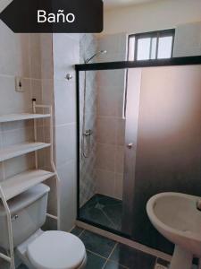 Koupelna v ubytování Amplio - Zona Premium