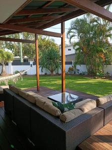 Zahrada ubytování Beachside Bungalow