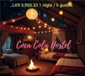 Postel nebo postele na pokoji v ubytování Coca Cola Hostel Malabe