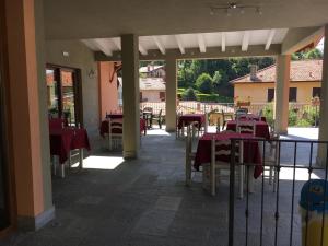 Restaurace v ubytování Albergo Breglia