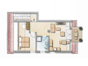 Κάτοψη του Ferienwohnung Freyja