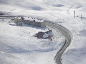 Hotel Bernina Hospiz v zime