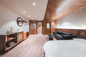 Gyeongju Coolstay hotel的休息区