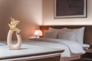 Gyeongju Coolstay hotel客房内的一张或多张床位