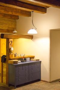 Kuchyň nebo kuchyňský kout v ubytování Restaurace & Penzion U Tří Jasanů