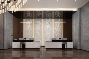 Vstupní hala nebo recepce v ubytování Hampton By Hilton Dongguan Nancheng Xiping