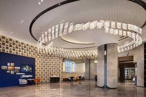 Vstupní hala nebo recepce v ubytování Hampton By Hilton Dongguan Nancheng Xiping