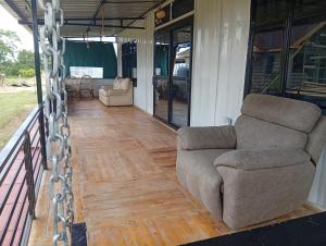 Le Tai Village Homestay的休息区