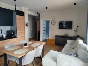 Μια τηλεόραση ή/και κέντρο ψυχαγωγίας στο Apartament na Letniej