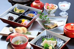 Makanan di atau berdekatan ryokan