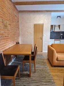 Χώρος καθιστικού στο Apartmány Aurelius