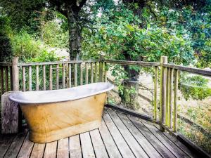 Zahrada ubytování Bensfield Treehouse