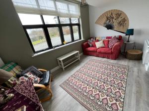 Χώρος καθιστικού στο Peaceful Garden Studio near Gorey Sleeps 4 Parking