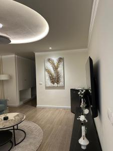Soficu Hotel El Edén Dominicus的电视和/或娱乐中心
