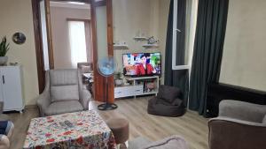 TV a/nebo společenská místnost v ubytování Sameba House