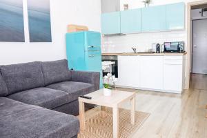 Eldhús eða eldhúskrókur á Panoráma Sétány Apartman Fonyód