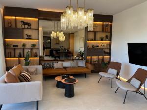 Μια τηλεόραση ή/και κέντρο ψυχαγωγίας στο Villa Solaria